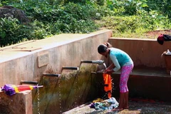 Gia Lai với Chương trình nước sạch và vệ sinh môi trường. (Ảnh: Ngọc Hà/TTXVN)