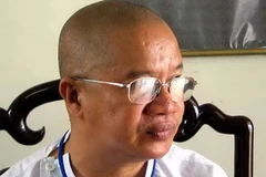 Sư thầy, lương y Thích Tuệ Tâm. (Ảnh Quốc Việt/Vietnam+)