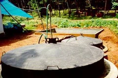 Một công trình hầm biogas. (Nguồn: Internet)