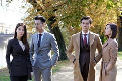 Các diễn viên chính của phim "Tình yêu và tham vọng." (Ảnh: Đoàn làm phim)