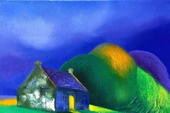 Họa sỹ Đào Hải Phong và lời nhắn gửi "Về nhà." (Ảnh: BTC)