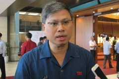 Đại biểu Nguyễn Sỹ Cương, Ủy viên Thường trực Uỷ ban Đối ngoại của Quốc hội (Ảnh: Đức Duy/Vietnam+)