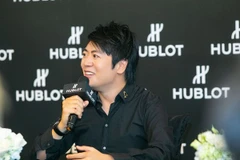 Lang lang tại buổi họp báo tại Hà Nội sáng 31/8. (Ảnh: BTC) 