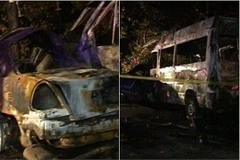 Hiện trường vụ tai nạn ở Gruzia. (Nguồn: agenda.ge)