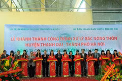 Hà Nội khánh thành trạm xử lý rác thải nông thôn Cao Dương 
