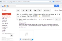 Lợi dụng căng thẳng ở Biển Đông để gửi email phát tán virus 