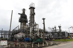 Một cơ sở khai thác dầu tại Delta, Nigeria. (Ảnh: AFP/TTXVN)