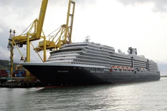 Tàu Westerdam. (Ảnh: Trần Lê Lâm/TTXVN)