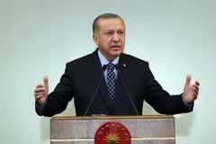 Tổng thống Thổ Nhĩ Kỳ Recep Tayyip Erdogan. (Ảnh: AFP/TTXVN)