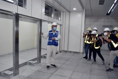 [Photo] TP. HCM: Không gian ngầm tại tầng B1 thuộc dự án metro số 1