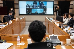 Quang cảnh buổi đàm phán ngày 10/3. (Nguồn: Yonhap)