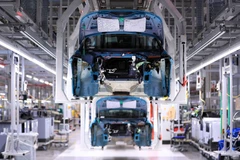 Nhà máy của Volkswagen tại Zwickau, Đức. (Nguồn: Bloomberg)