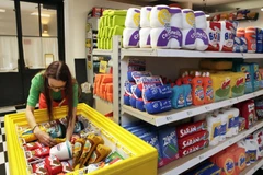 Một siêu thị ở New York, Mỹ. (Nguồn: AP)