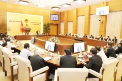Một phiên họp của Ủy ban Thường vụ Quốc hội. (Ảnh: Trọng Đức/TTXVN)