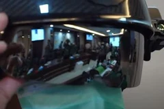 Mũ bảo hiểm thông minh cỉa TNI. (Nguồn: cnbcindonesia.com)