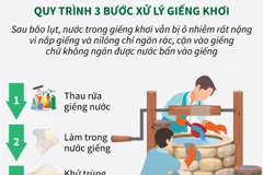 [Infographics] Xử lý nước ăn, uống và sinh hoạt sau bão lụt