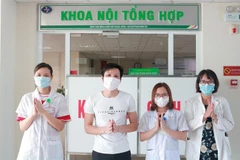Bệnh nhân số 292 được công bố khỏi bệnh ngày 26/6/2020. (Ảnh: TTXVN phát)