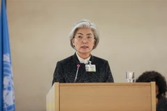 Ngoại trưởng Hàn Quốc Kang Kyung-wha. (Ảnh: Yonhap/TTXVN)