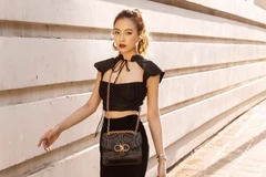 Hoàng Thùy Linh, Lan Ngọc và dàn sao Việt mix đồ đen sang chảnh