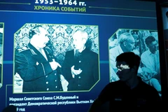 Hình ảnh Bác Hồ trong bảo tàng lịch sử hiện đại nhất nước Nga