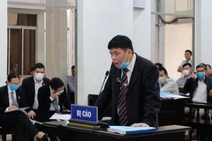 Bị cáo Trần Vũ Hải tại phiên tòa xét xử phúc thẩm. (Ảnh: Tiên Minh/TTXVN)