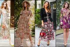 Họa tiết hoa lá - Nét đẹp tinh tế của phụ nữ đương đại