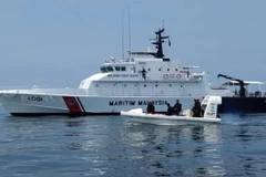 Tàu Malaysia tuần tra trên biển. (Nguồn: malaysiakini.com)