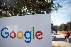 Biểu tượng Google tại Menlo Park, California, Mỹ. (Ảnh: AFP/TTXVN)