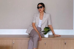 Blazer, áo khoác mỏng thống trị street style sao Việt ngày se lạnh