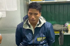 Nghi phạm Nguyễn Thanh Tùng tại cơ quan công an. (Nguồn: thanhnien.vn)