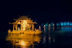 Vở thực cảnh Tinh hoa Bắc Bộ từng là một "điểm sáng" của du lịch văn hoá Việt Nam. (Ảnh: CTV/Vietnam+)