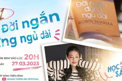 Poster giới thiệu về series truyền cảm hứng “Học sách” của Thiên Ân.