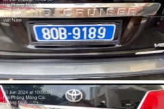 Hình ảnh vi phạm. (Ảnh cơ quan công an cung cấp)