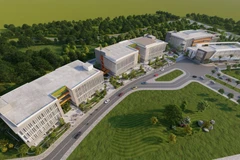 Phối cảnh kiến trúc Trường Đại học Khoa học Sức khỏe. (Nguồn: Đại học Quốc gia Thành phố Hồ Chí Minh