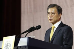 Tổng thống Hàn Quốc Moon Jae-in. (Nguồn: Yonhap/TTXVN) 