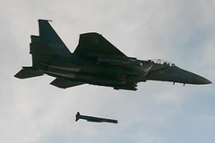 Máy bay chiến đấu F-15K Hàn Quốc. (Nguồn: YONHAP/TTXVN)