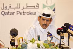 Ảnh tư liệu: Ông Saad Sherida al-Kaabi phát biểu tại một sự kiện ở Doha, Qatar. (Ảnh: AFP/TTXVN)