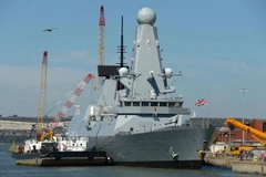 Tàu khu trục HMS Diamond của Anh. (Nguồn: thesun.co.uk)