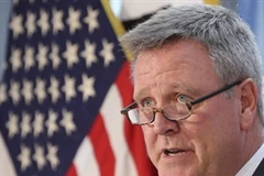 Ông Scott Blackmun, Giám đốc điều hành của Ủy ban Olympic Mỹ từ chức. (Nguồn: AP)