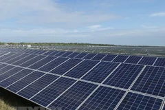 Pin năng lượng Mặt Trời. (Nguồn: AFP/TTXVN)