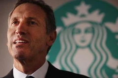 Chủ tịch kiêm Tổng giám đốc thương hiệu chuỗi quán càphê Starbucks của Mỹ Howard Schultz. (Nguồn: Getty Images)