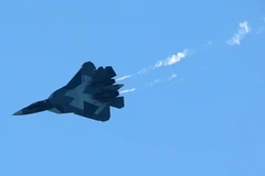 Máy bay tiêm kích Su-57 của Nga. (Nguồn: TASS)