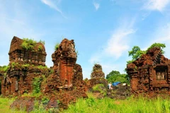 Khu đền tháp trong Di sản Văn hóa Thế giới Mỹ Sơn. (Ảnh: Thế Duyệt/TTXVN)