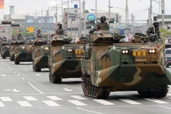 Binh sỹ Hàn Quốc tập trận. Ảnh minh họa. (Nguồn: Yonhap/TTXVN)