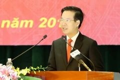 Trưởng Ban Tuyên giáo Trung ương Võ Văn Thưởng. (Ảnh: Phương Hoa/TTXVN)