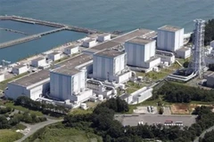 Nhà máy điện hạt nhân Fukushima ở tỉnh Fukushima, Nhật Bản. (Ảnh: Kyodo/TTXVN)