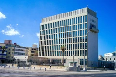 Đại sứ quán Mỹ tại thủ đô La Habana, Cuba. (Nguồn: ABC News/TTXVN)