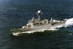 Tàu hải quân của Hàn Quốc. (Nguồn: Reuters)