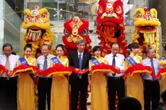 Quang cảnh lễ khai trương. (Ảnh: Hà Huy Hiệp/Vietnam+) 