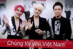 Nhóm JYJ. (Ảnh: Ban tổ chức cung cấp)